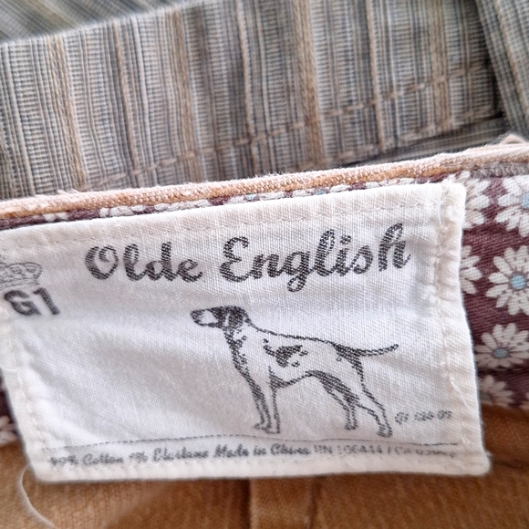 Old English corduroy slacks Tall Sized - Picture 2 of 4